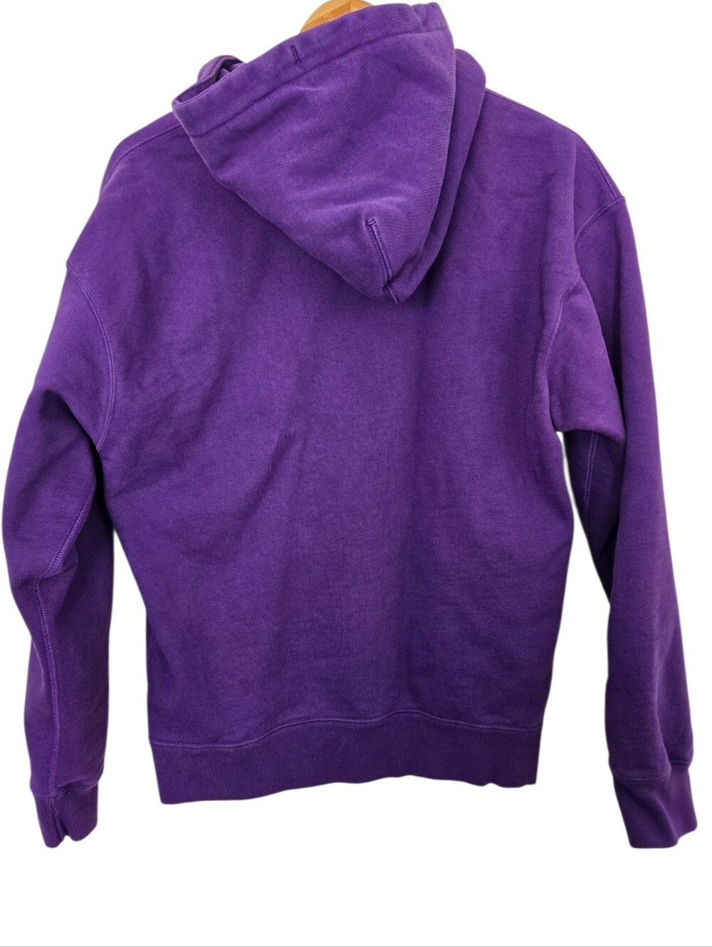 💜 Nike Sportswear Essential Pullover Hoodie | Purple | Size Small | Embroidered - Picture 2 of 3